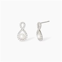 Orecchini Mabina Donna Endless in Argento Perla 563855 - 563855
